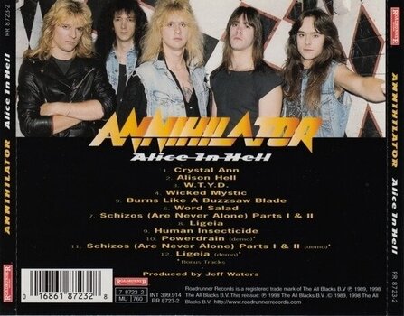 Muzyczne CD Annihilator - Alice In Hell (Reissue) (Remastered) (CD) - 3