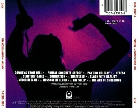 Muziek CD Pantera - Cowboys From Hell (CD) - 3