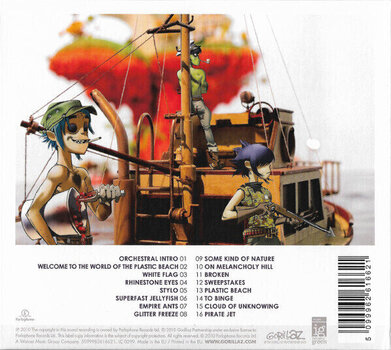 Muzyczne CD Gorillaz - Plastic Beach (Repress) (CD) - 3