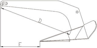 Veneen ankkuri Talamex DC - 2