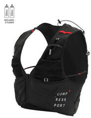Mochila de corrida Compressport UltRun S Pack Evo 15 Black - 1