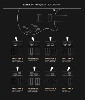 Elektrická kytara PRS SE McCarty 594 Charcoal Elektrická kytara - 9