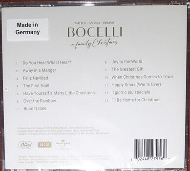 Musik-CD Andrea Bocelli - A Family Christmas (CD) - 3