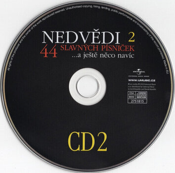 Hudební CD Nedvědi Honza A František - 44 Slavných Písniček 2 (Remastered) (2 CD) - 4