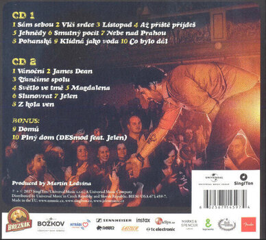 Glasbene CD Jelen - Živě V Lucerně (2 CD) - 2