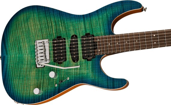 E-Gitarre Charvel MJ DK24 HSH 2PT W MAH Caribbean Burst E-Gitarre - 4