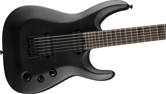 Electric guitar Jackson Pro Plus XT Soloist SLAT HT6 Baritone EB Satin Black Electric guitar - 4