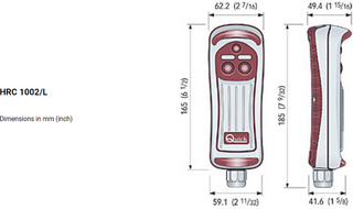 Kotevní vrátek Quick Hand Held Remote Control 2 LED Kotevní vrátek - 2