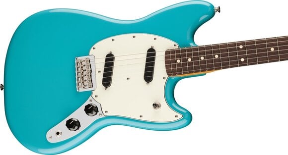 Elektrische gitaar Fender Player II Series Mustang RW Aquatone Blue Elektrische gitaar - 3