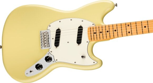 Electric guitar Fender Player II Series Mustang MN Hialeah Yellow Electric guitar - 4