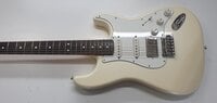 Fender MIJ Hybrid II Stratocaster HSS RW Olympic Pearl Guitare électrique