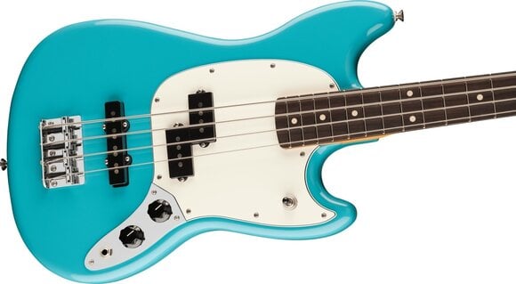 4-strenget basguitar Fender Player II Series Mustang Bass RW Aquatone Blue 4-strenget basguitar - 3