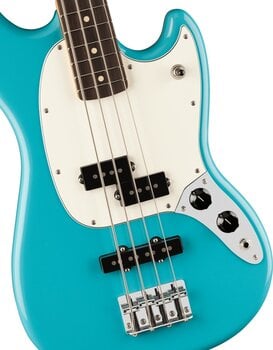 E-Bass Fender Player II Series Mustang Bass RW Aquatone Blue E-Bass - 4