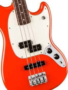 4-string Bassguitar Fender Player II Series Mustang Bass RW Coral Red 4-string Bassguitar - 4