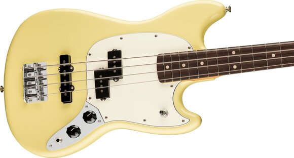 4-string Bassguitar Fender Player II Series Mustang Bass RW Hialeah Yellow 4-string Bassguitar - 3