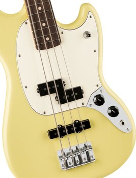 Електрическа бас китара Fender Player II Series Mustang Bass RW Hialeah Yellow Електрическа бас китара - 4