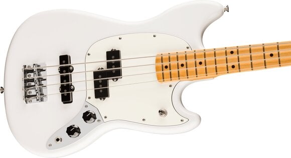 4-string Bassguitar Fender Player II Series Mustang Bass MN Polar White 4-string Bassguitar - 3