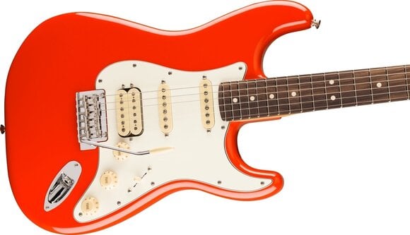 Electric guitar Fender Player II Series Stratocaster HSS RW Coral Red Electric guitar - 3