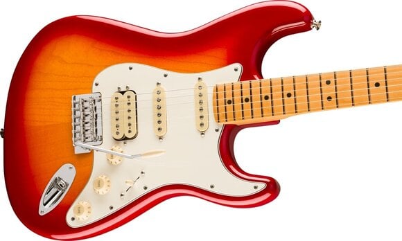 E-Gitarre Fender Player II Series Stratocaster HSS MN Aged Cherry Burst E-Gitarre - 3