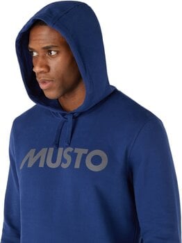 Pulover Musto Logo Hoodie Pulover Blueprint L - 4