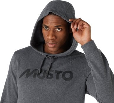 Moletom Musto Logo Hoodie Moletom Dark Grey L - 5