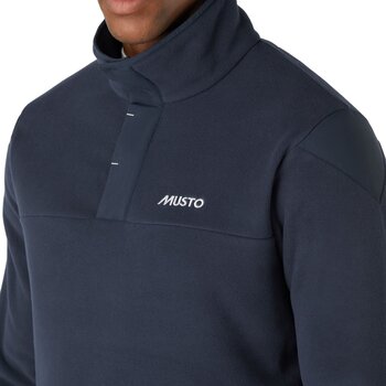 Felpa Musto PT Snap Pullover Fleece Felpa Navy L - 5