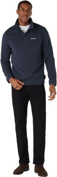 Collegepaita Musto PT Snap Pullover Fleece Collegepaita Navy M - 9