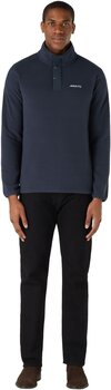 Pulover Musto PT Snap Pullover Fleece Pulover Navy XL - 10