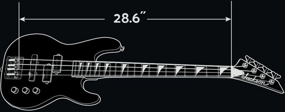 Baixo de 4 cordas Jackson JS Series Concert Bass Minion JS1X AM Metallic Red Baixo de 4 cordas - 7