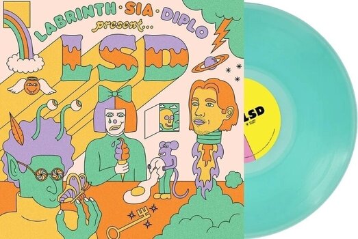 LP ploča LSD - Sia, Diplo and Labrinth (Sea Glass Coloured) (Anniversary Edition) (Reissue) (LP) - 2