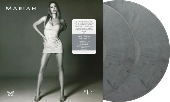 Disc de vinil Mariah Carey - #1's (Metallic Silver With Black Swirl Coloured) (Reissue) (2 LP) - 2