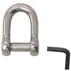 Bootsluiting Wichard D Shackle Stainless Steel with Inside Hexagon Pin - 2