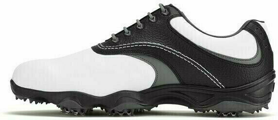 Calçado de golfe para homem Footjoy Originals Mens Golf Shoes White/Black/Grey US 9 - 2
