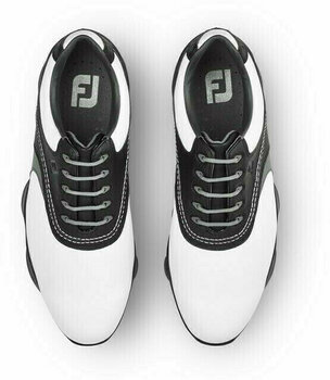 Heren golfschoenen Footjoy Originals Mens Golf Shoes White/Black/Grey US 9 - 4