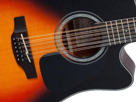 12-string Acoustic-electric Guitar Takamine GD30CE-12 Brown Sunburst 12-string Acoustic-electric Guitar - 2