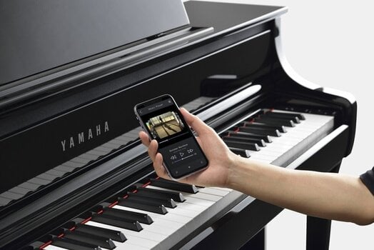 Digital Piano Yamaha CLP-875 Digital Piano Polished Ebony - 11