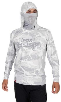 Maglietta Fox Rage Maglietta UV Hooded Top Light Camo S - 5