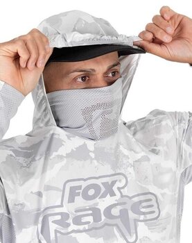 Koszulka Fox Rage Koszulka UV Hooded Top Light Camo S - 10