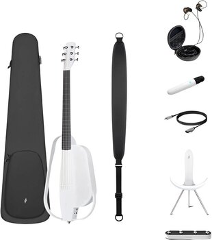 Special Acoustic-electric Guitar Enya Music NEXG 2 Basic White Special Acoustic-electric Guitar - 5