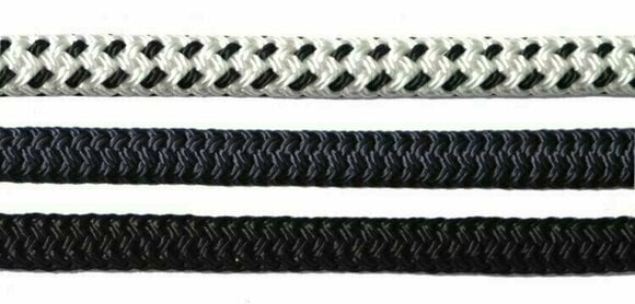 Mooring Rope FSE Robline Rio Mooring Rope White-Black 16 mm Retail meter - 2