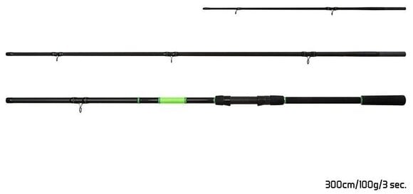 Feeder Rod Delphin WASABI Feeder NXT Rod 3,0 m 100 g 3 parts - 2