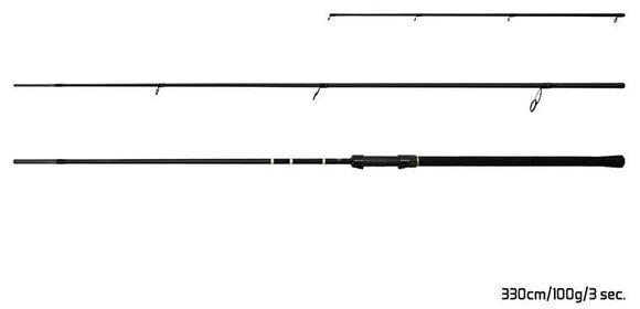 Caña de pescar Delphin FEEDERA Rod 3,0 m 100 g 3 parti - 3