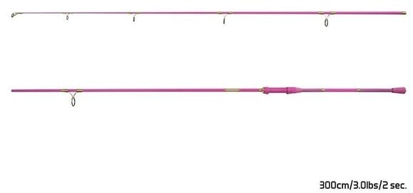 Carp Rod Delphin QUEEN Candy Rod 3,0 m 3,0 lb 2 parts - 2