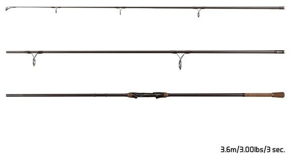 Ράβδος για Κυπρίνο Delphin IMPALA Carp V3 Ράβδος 3,0 m 2,75 lb 2 μέρη - 5