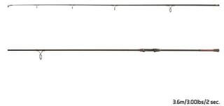 Въдица Delphin IMPALA Carp V3 Въдица 3,6 m 3,00 lb 2 части - 2