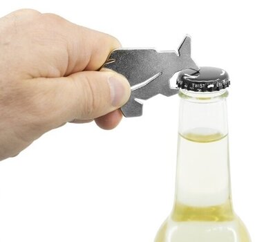 Angelgeräte Delphin Key Chain/Bottle Opener CARPENER Silver - 3