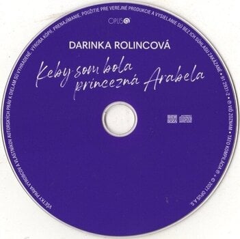 CD musique Darinka Rolincová - Keby Som Bola Princezná Arabela (Reissue) (Remastered) (CD) - 2