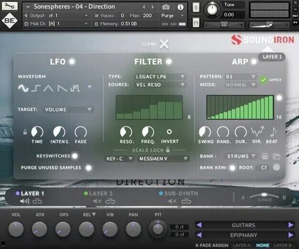 Muestra y biblioteca de sonidos Soundiron Sonespheres 4 - Direction (Producto digital) - 3