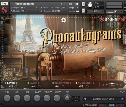 Bibliothèques de sons pour sampler Soundiron Phonautograms (Produit numérique) - 3