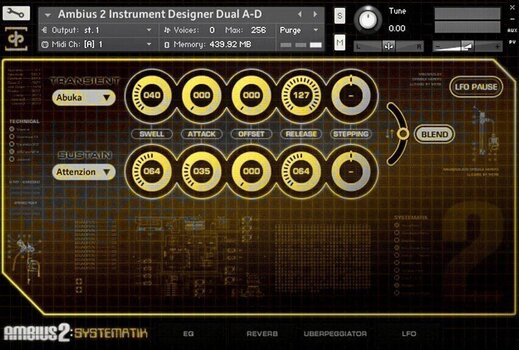 Zvočna knjižnica za sampler Soundiron Ambius 2: Systematik (Digitalni izdelek) - 2